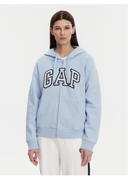 Gap Bluza 678782-05 Błękitny Regular Fit ze sklepu MODIVO w kategorii Bluzy damskie - zdjęcie 182684899