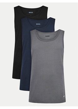 BOSS Komplet 3 tank topów 50532476 Kolorowy Regular Fit ze sklepu MODIVO w kategorii T-shirty męskie - zdjęcie 182684916