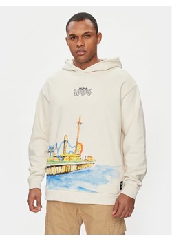 Puma Bluza Showtime 624735 Écru Relaxed Fit ze sklepu MODIVO w kategorii Bluzy męskie - zdjęcie 182684927