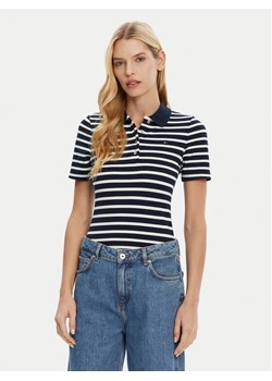 Tommy Hilfiger Polo 1985 WW0WW43225 Granatowy Slim Fit ze sklepu MODIVO w kategorii Bluzki damskie - zdjęcie 182684996