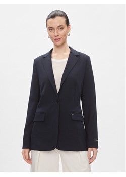 Tommy Hilfiger Marynarka Regular Sb Blazer WW0WW40496 Niebieski Regular Fit ze sklepu MODIVO w kategorii Marynarki damskie - zdjęcie 182685029