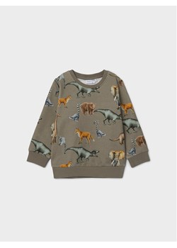 NAME IT Bluza 13212855 Zielony Regular Fit ze sklepu MODIVO w kategorii Bluzy chłopięce - zdjęcie 182685126
