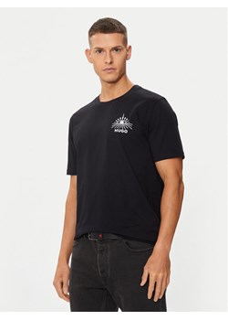 Hugo T-Shirt Dedico 50513828 Czarny Regular Fit ze sklepu MODIVO w kategorii T-shirty męskie - zdjęcie 182685199