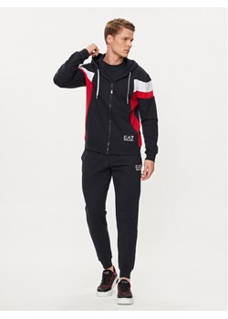 EA7 Emporio Armani Dres 3DPV10 PJLIZ 1578 Granatowy Regular Fit ze sklepu MODIVO w kategorii Dresy męskie - zdjęcie 182685265