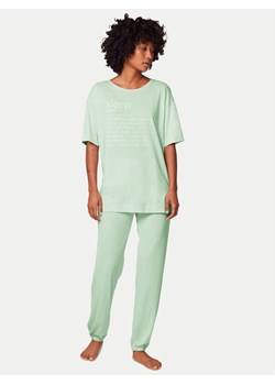 Triumph Piżama 10214839 Zielony Relaxed Fit ze sklepu MODIVO w kategorii Piżamy damskie - zdjęcie 182685395