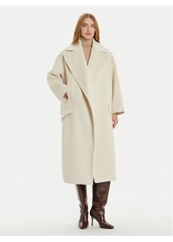 Imperial Płaszcz zimowy KG26IIK Beżowy Oversize ze sklepu MODIVO w kategorii Płaszcze damskie - zdjęcie 182685396