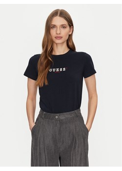 Guess Jeans T-Shirt W5RI54 J1314 Granatowy Regular Fit ze sklepu MODIVO w kategorii Bluzki damskie - zdjęcie 182685406