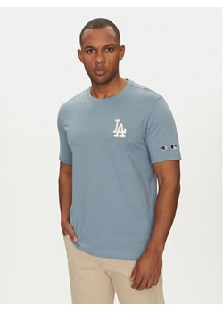 Champion T-Shirt 221037 Niebieski Standard Fit ze sklepu MODIVO w kategorii T-shirty męskie - zdjęcie 182685417