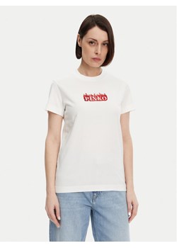 PINKO T-Shirt Trapani 105050 A2D6 Biały Regular Fit ze sklepu MODIVO w kategorii Bluzki damskie - zdjęcie 182685419