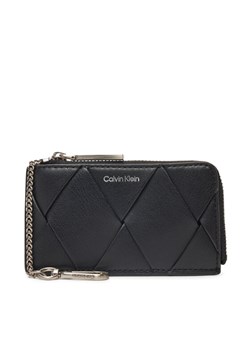 Calvin Klein Etui na klucze Ck Woven Zip Around Cardholder K60K612954 Czarny ze sklepu MODIVO w kategorii Etui - zdjęcie 182685429