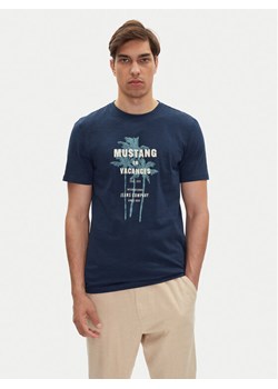 Mustang T-Shirt Austin 1016490 Granatowy Regular Fit ze sklepu MODIVO w kategorii T-shirty męskie - zdjęcie 182685476
