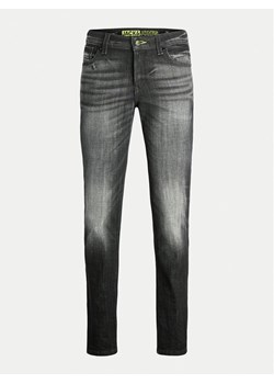 Jack&Jones Junior Jeansy Glenn 12261495 Szary Slim Fit ze sklepu MODIVO w kategorii Spodnie dziewczęce - zdjęcie 182685548