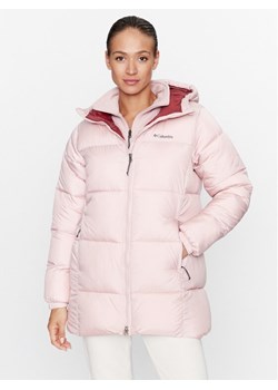 Columbia Kurtka zimowa Puffect™ Mid Hooded Jacket Różowy Regular Fit ze sklepu MODIVO w kategorii Kurtki damskie - zdjęcie 182685589