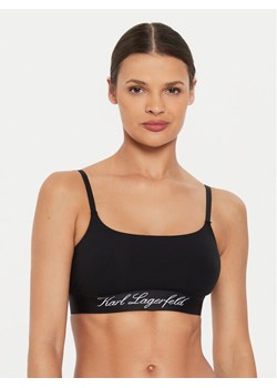 KARL LAGERFELD Biustonosz top 240W2129 Czarny ze sklepu MODIVO w kategorii Biustonosze - zdjęcie 182685616