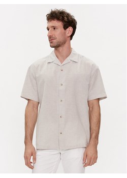 Jack&Jones Koszula Summer 12248382 Beżowy Relaxed Fit ze sklepu MODIVO w kategorii Koszule męskie - zdjęcie 182685649