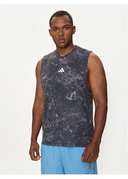 adidas Koszulka techniczna Power Workout IK9684 Szary Regular Fit ze sklepu MODIVO w kategorii T-shirty męskie - zdjęcie 182685655