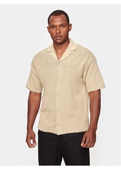 Calvin Klein Jeans Koszula J30J325675 Beżowy Regular Fit ze sklepu MODIVO w kategorii Swetry męskie - zdjęcie 182685768