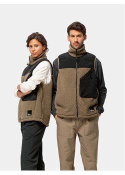 Jack Wolfskin Bezrękawnik Maarweg 1711441 Brązowy Regular Fit ze sklepu MODIVO w kategorii Kamizelki męskie - zdjęcie 182685798