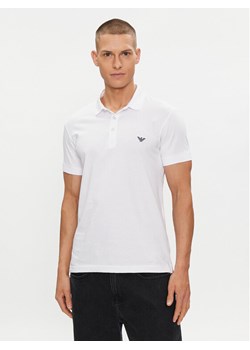Emporio Armani Underwear Polo 211804 4R482 00010 Biały Regular Fit ze sklepu MODIVO w kategorii T-shirty męskie - zdjęcie 182685938