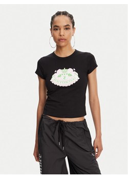Juicy Couture T-Shirt Hibiscus JCGCT125041 Czarny Slim Fit ze sklepu MODIVO w kategorii Bluzki damskie - zdjęcie 182686015