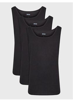 Boss Komplet 3 tank topów 50475278 Czarny Regular Fit ze sklepu MODIVO w kategorii T-shirty męskie - zdjęcie 182686036