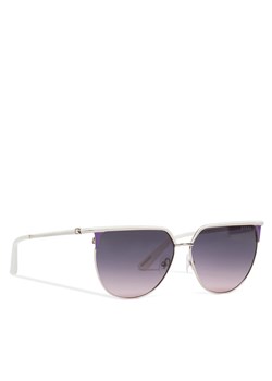 Guess Okulary przeciwsłoneczne GU00132 Biały ze sklepu MODIVO w kategorii Okulary przeciwsłoneczne damskie - zdjęcie 182686069