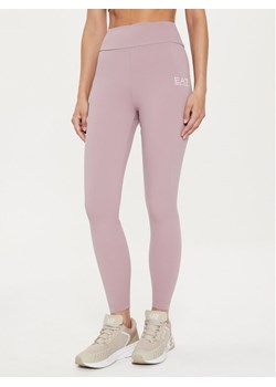 EA7 Emporio Armani Legginsy 6DTP21 TJKLZ 1341 Różowy Slim Fit ze sklepu MODIVO w kategorii Spodnie damskie - zdjęcie 182686245
