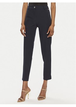 Maryley Spodnie materiałowe 24EB52Z/M23/43BL Granatowy Regular Fit ze sklepu MODIVO w kategorii Spodnie damskie - zdjęcie 182686305