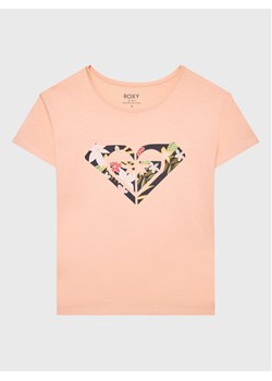 Roxy T-Shirt Day And Night ERGZT03954 Pomarańczowy Regular Fit ze sklepu MODIVO w kategorii Kaftaniki i bluzki - zdjęcie 182686316