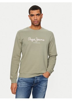 Pepe Jeans Bluza Saul PM582702 Zielony Regular Fit ze sklepu MODIVO w kategorii Bluzy męskie - zdjęcie 182686536