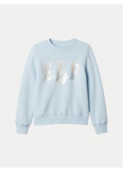 Gap Bluza 486515-03 Niebieski Regular Fit ze sklepu MODIVO w kategorii Bluzy chłopięce - zdjęcie 182686627