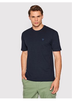Guess T-Shirt Z2YI12 JR06K Granatowy Regular Fit ze sklepu MODIVO w kategorii T-shirty męskie - zdjęcie 182686747