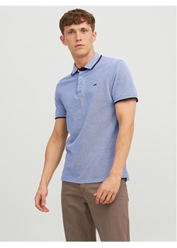 Jack&Jones Polo Paulos 12136668 Niebieski Slim Fit ze sklepu MODIVO w kategorii T-shirty męskie - zdjęcie 182686838