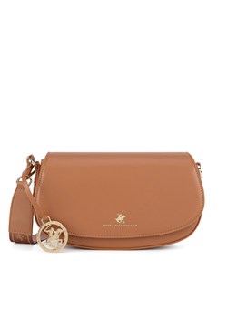 Beverly Hills Polo Club Torebka BHPC-S-001-07 Brązowy ze sklepu MODIVO w kategorii Listonoszki - zdjęcie 182686877