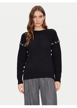 Guess Sweter W5RR13 Z3KY0 Czarny Regular Fit ze sklepu MODIVO w kategorii Swetry damskie - zdjęcie 182686907