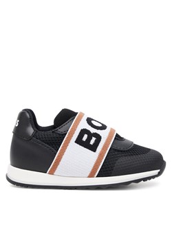 BOSS Sneakersy J52157 S Czarny ze sklepu MODIVO w kategorii Buty sportowe dziecięce - zdjęcie 182686959