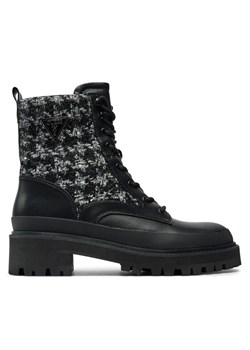 Guess Trapery Badany FLFBDN ELE10 Czarny ze sklepu MODIVO w kategorii Workery damskie - zdjęcie 182687066