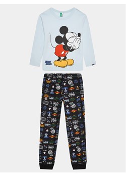 United Colors Of Benetton Piżama 3VR50P051 Szary Regular Fit ze sklepu MODIVO w kategorii Piżamy dziecięce - zdjęcie 182687177