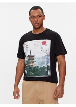 Brave Soul T-Shirt MTS-149SAPPORO Czarny Straight Fit ze sklepu MODIVO w kategorii T-shirty męskie - zdjęcie 182687179