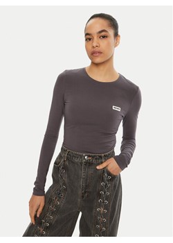 ROTATE Bluzka 114096 Szary Regular Fit ze sklepu MODIVO w kategorii Bluzki damskie - zdjęcie 182687285