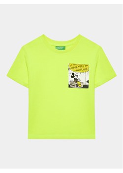 United Colors Of Benetton T-Shirt 3096G10B2 Zielony Regular Fit ze sklepu MODIVO w kategorii Koszulki niemowlęce - zdjęcie 182687396