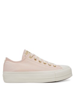 Converse Trampki Chuck Taylor All Star Lift Platform Gold A12584C Różowy ze sklepu MODIVO w kategorii Trampki damskie - zdjęcie 182687478