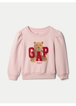 Gap Bluza 626263 Różowy Regular Fit ze sklepu MODIVO w kategorii Bluzy dziewczęce - zdjęcie 182687479
