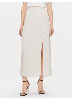 Bruuns Bazaar Spódnica midi BBW3744 Écru Regular Fit ze sklepu MODIVO w kategorii Spódnice - zdjęcie 182687559