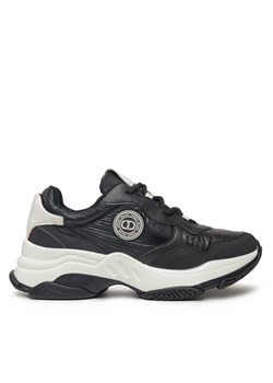 TWINSET Sneakersy 242TGT18C Czarny ze sklepu MODIVO w kategorii Buty sportowe damskie - zdjęcie 182687576