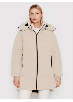 Calvin Klein Jeans Kurtka zimowa J20J216873 Beżowy Oversize ze sklepu MODIVO w kategorii Kurtki damskie - zdjęcie 182687606
