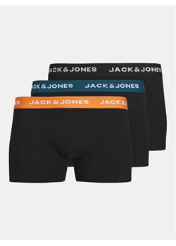 Jack&Jones Komplet 3 par bokserek Solid 12259087 Czarny ze sklepu MODIVO w kategorii Majtki męskie - zdjęcie 182687626