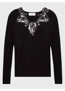 Ermanno Firenze Sweter M008EP1 Czarny Regular Fit ze sklepu MODIVO w kategorii Swetry damskie - zdjęcie 182687655