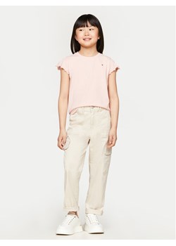 Tommy Hilfiger T-Shirt Essential KG0KG07052 Różowy Regular Fit ze sklepu MODIVO w kategorii Bluzki dziewczęce - zdjęcie 182687668