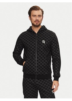 KARL LAGERFELD Bluza 705095 551951 Czarny Regular Fit ze sklepu MODIVO w kategorii Bluzy męskie - zdjęcie 182687727